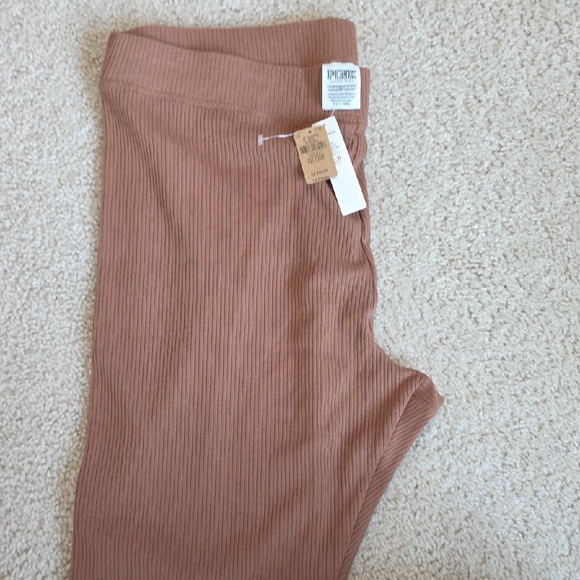 PINK Victoria's Secret Tan Ribbed Pants - Picture 3 of 3